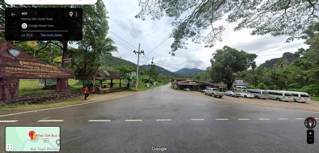 Khao sok Bus stop